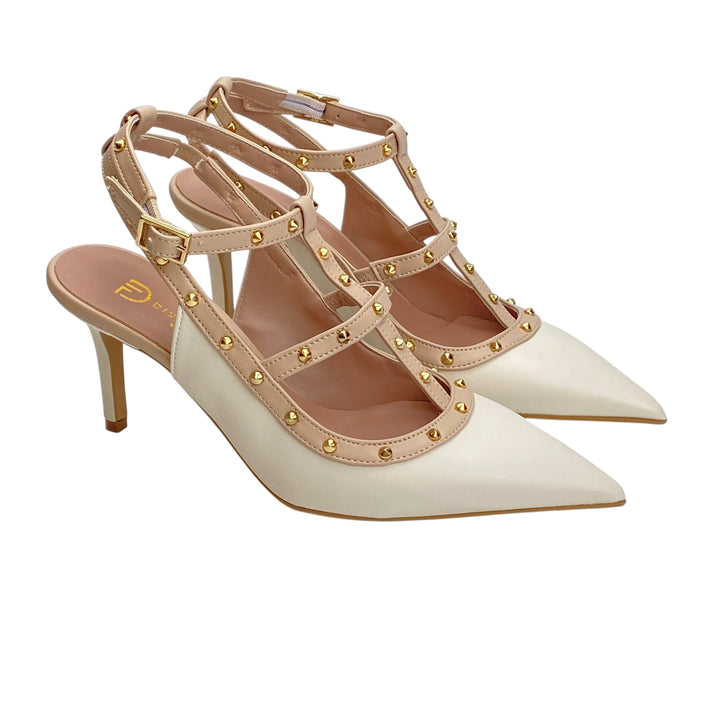 DIVINE FOLLIE Slingback Borchie Bicolore