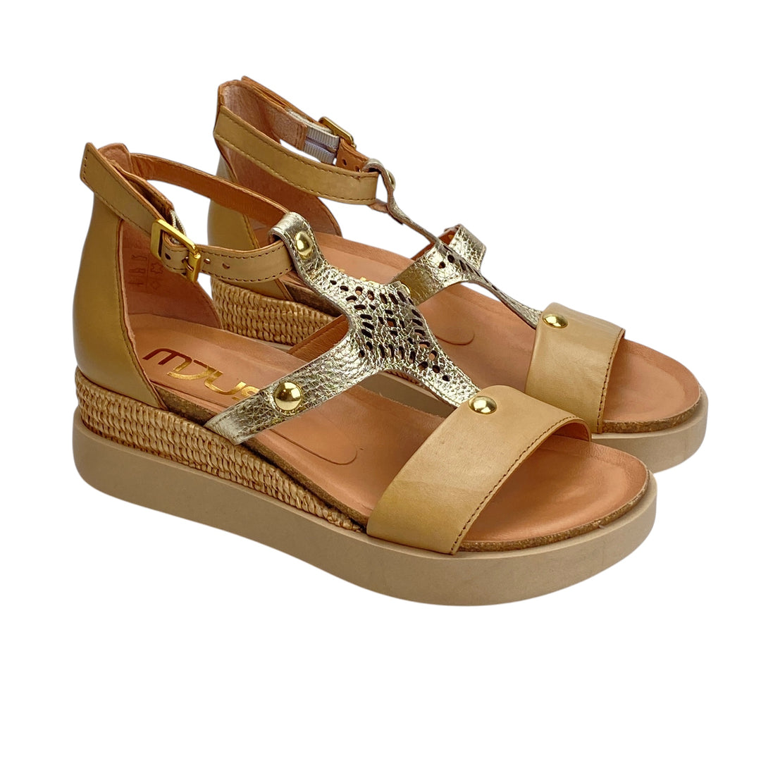 MJUS NATURAL WEDGE SANDAL