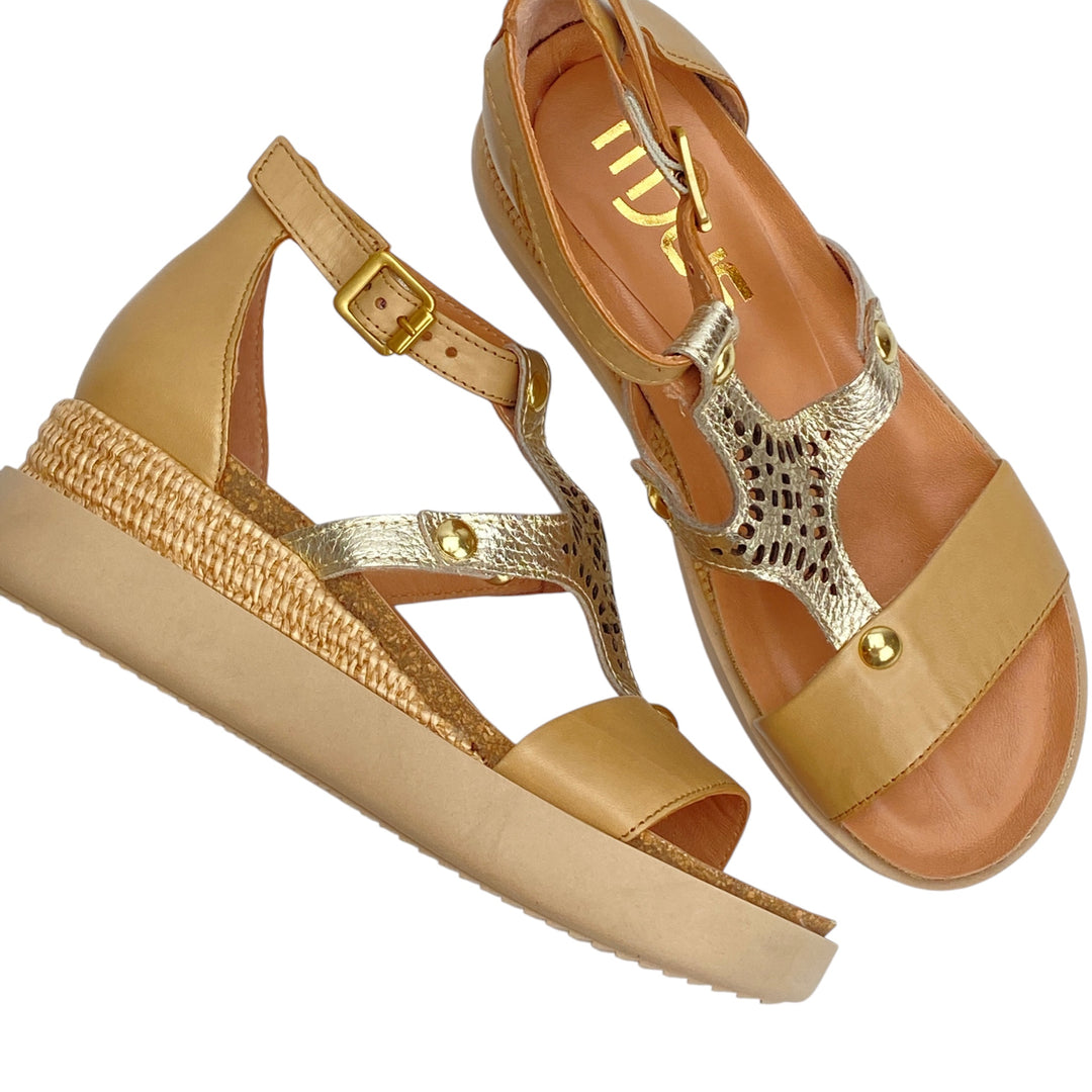 MJUS NATURAL WEDGE SANDAL