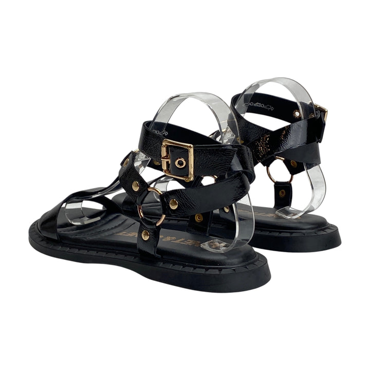 JANET &amp; JANET BLACK NAPLAK SANDAL