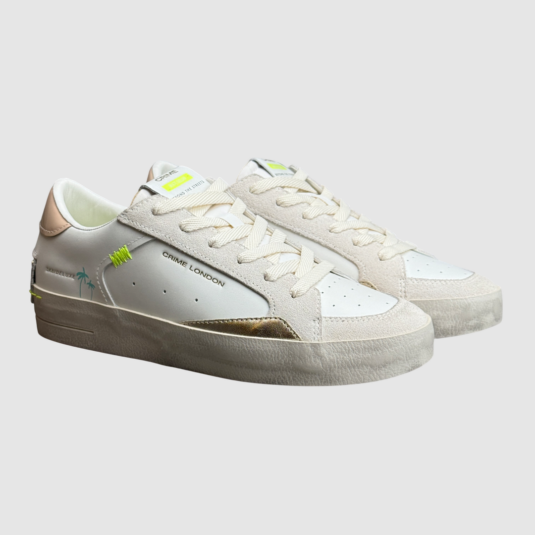 CRIME LONDON SNEAKER SK8 DELUXE NUDE BLISS