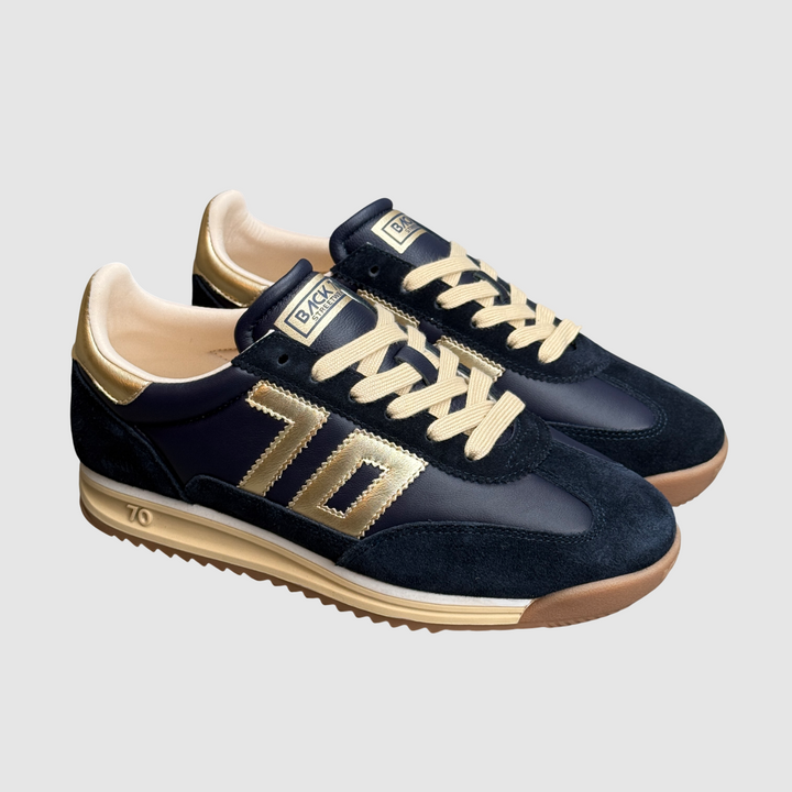 BACK 70 SNEAKER JOGGER NAVY GOLDEN