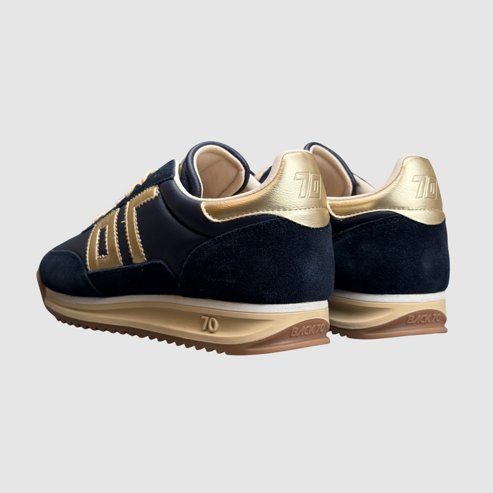BACK 70 SNEAKER JOGGER NAVY GOLDEN