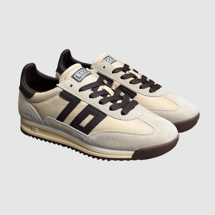 BACK 70 SNEAKER JOGGER BEIGE COFFEE