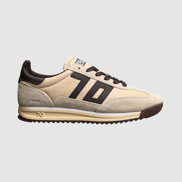BACK 70 SNEAKER JOGGER BEIGE COFFEE