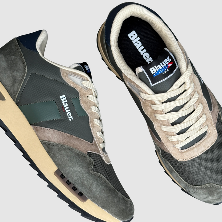 BLAUER SNEAKER RYDER01 MILITARY