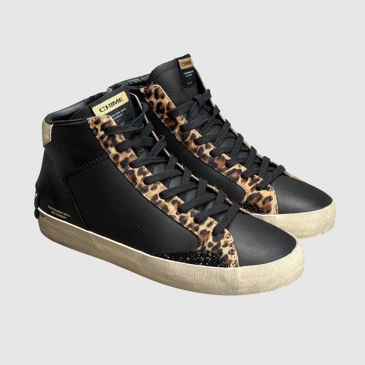 CRIME LONDON SNEAKER DISTRESSED HIGH