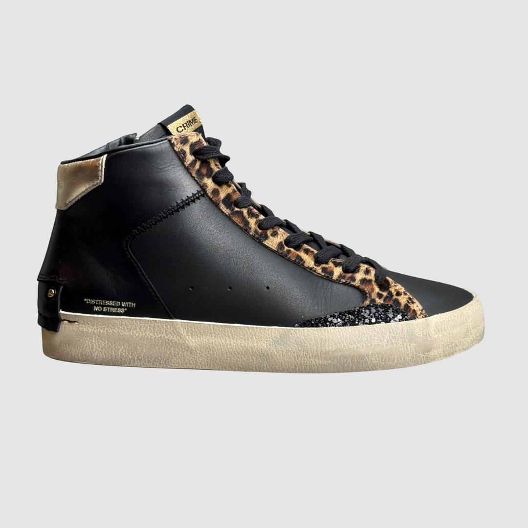 CRIME LONDON SNEAKER DISTRESSED HIGH