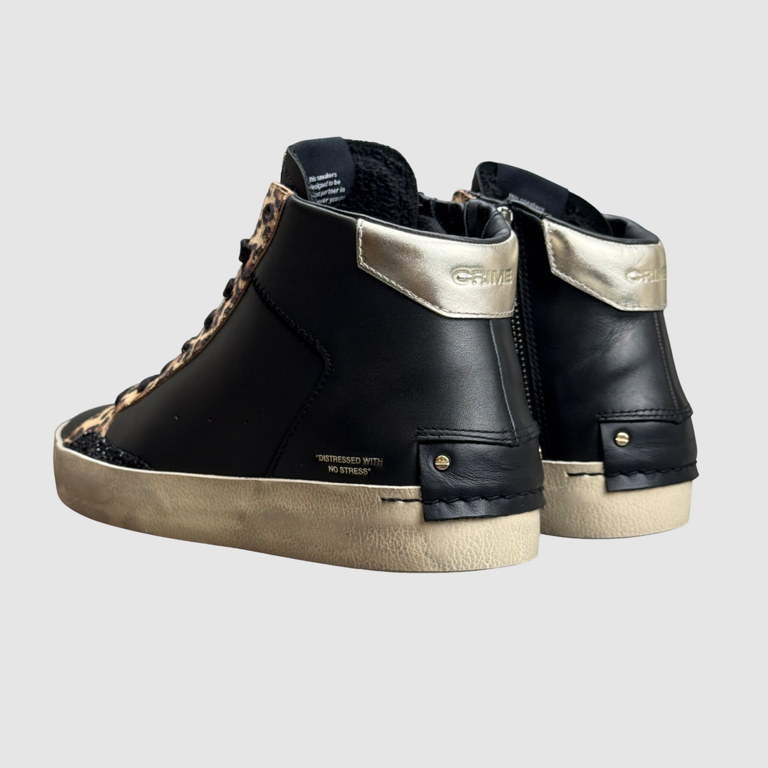 CRIME LONDON SNEAKER DISTRESSED HIGH