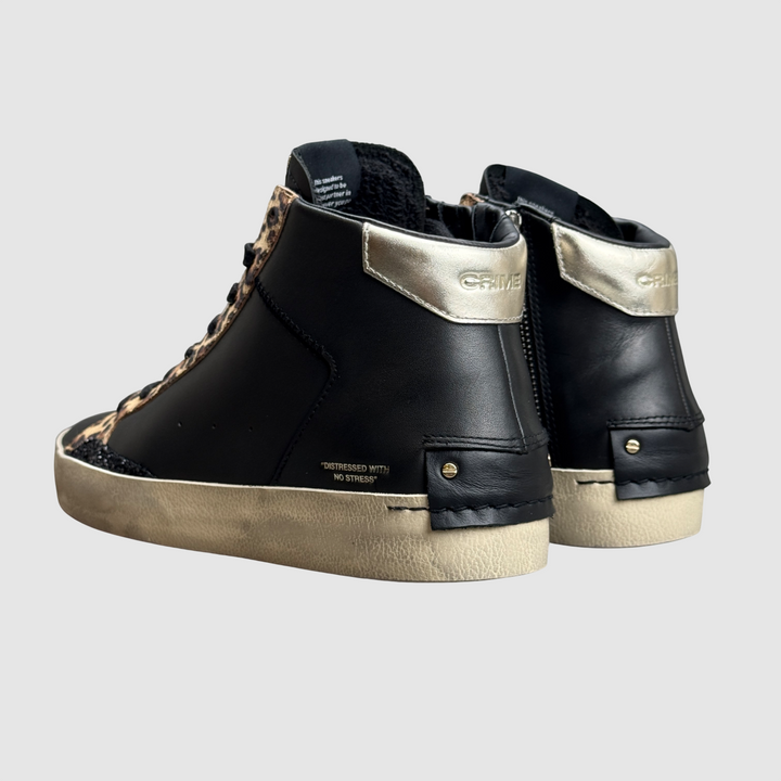 CRIME LONDON SNEAKER DISTRESSED HIGH