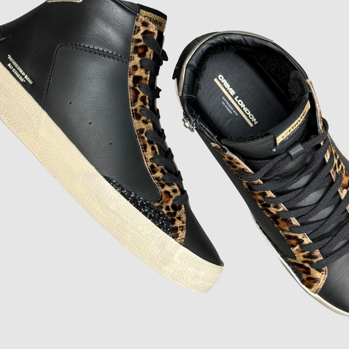 CRIME LONDON SNEAKER DISTRESSED HIGH