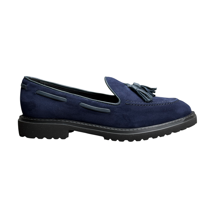 VSL MOCASSINO CAMOSCIO BLU