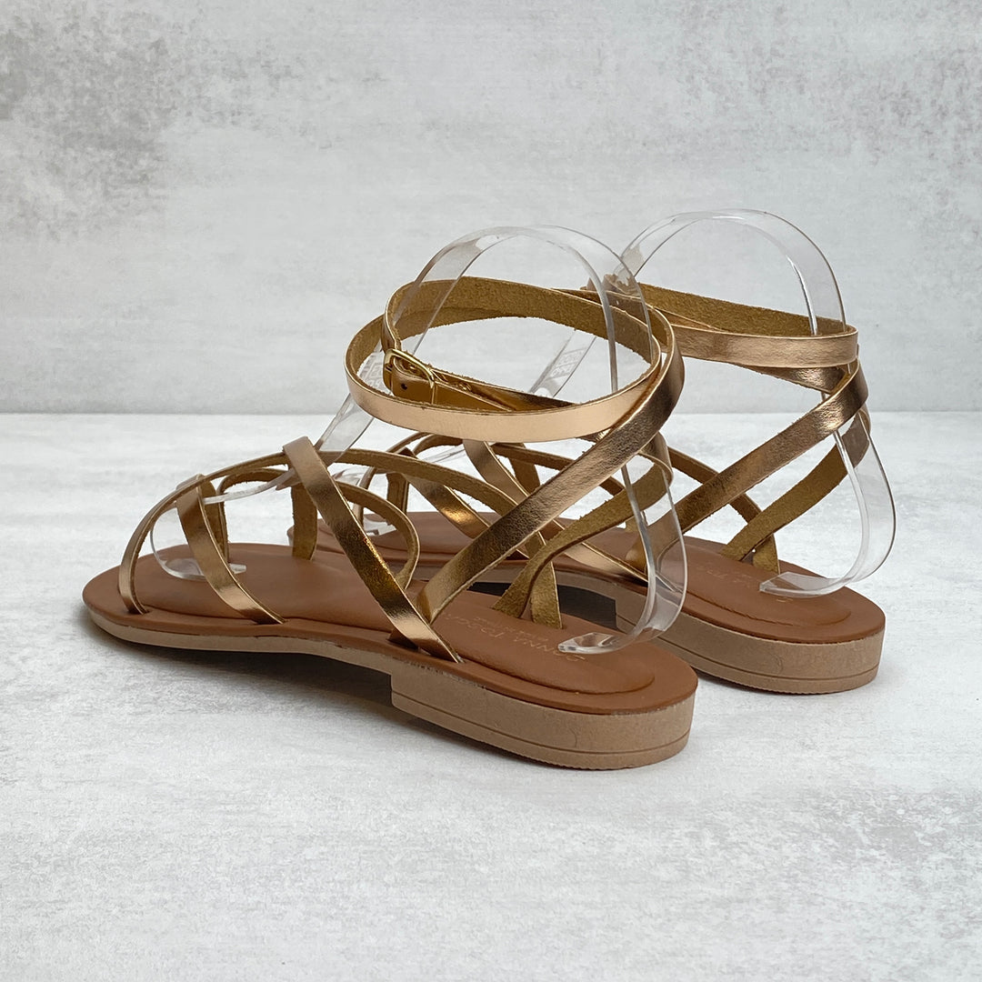 DONNA TOSCANA SANDALO RAME LAMINATO