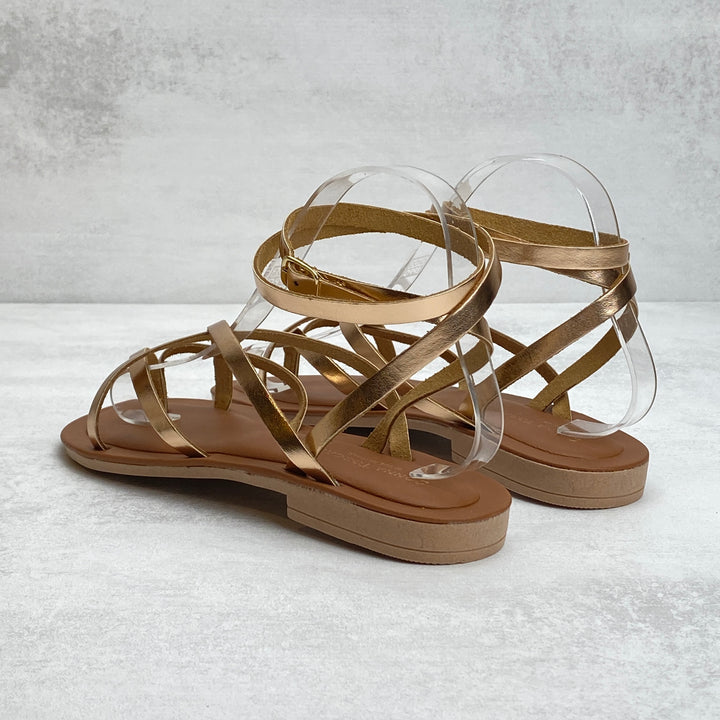 DONNA TOSCANA SANDALO RAME LAMINATO