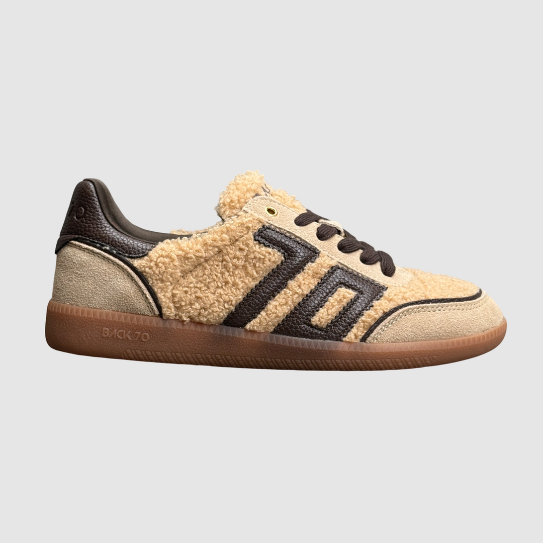 BACK 70 SNEAKER CLOUD TEDDY BEIGE COFFEE
