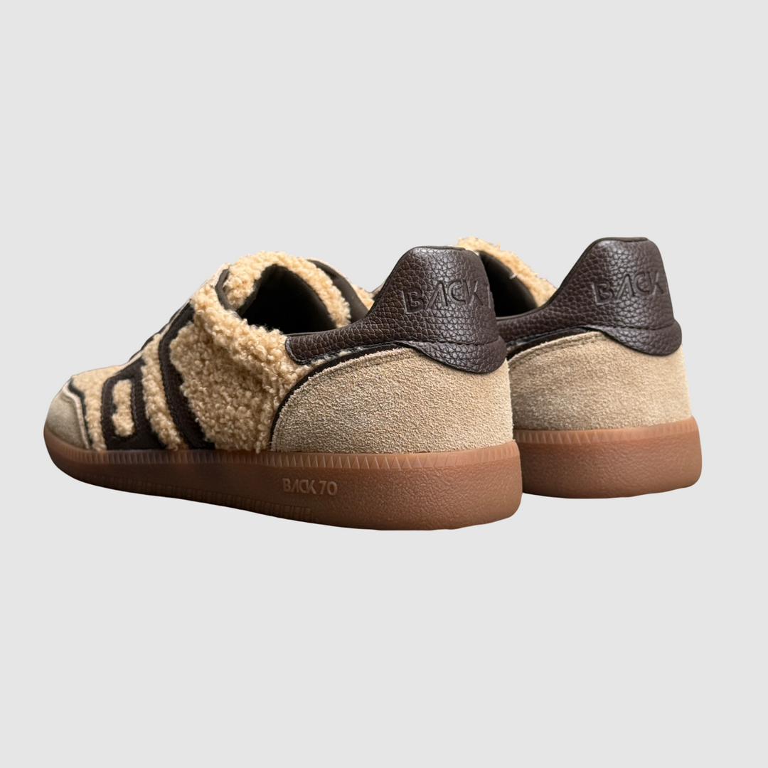 BACK 70 SNEAKER CLOUD TEDDY BEIGE COFFEE