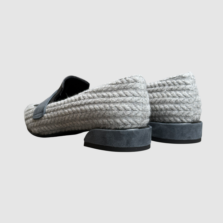 FACCO MOCASSINO TRECCIA LANA
