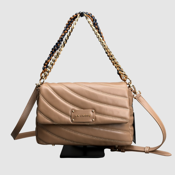 LA CARRIE Borsa a spalla Touchy MEDIA BEIGE-TAUPE