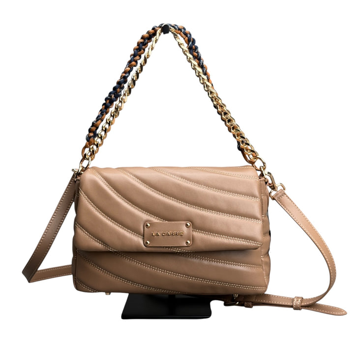 LA CARRIE Borsa a spalla Touchy MEDIA BEIGE-TAUPE
