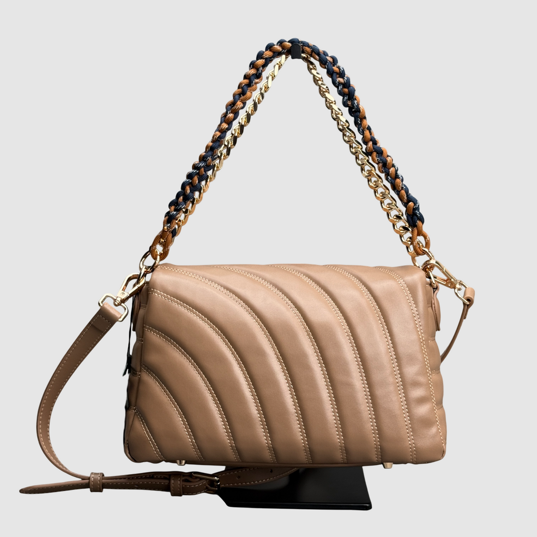 LA CARRIE Borsa a spalla Touchy MEDIA BEIGE-TAUPE