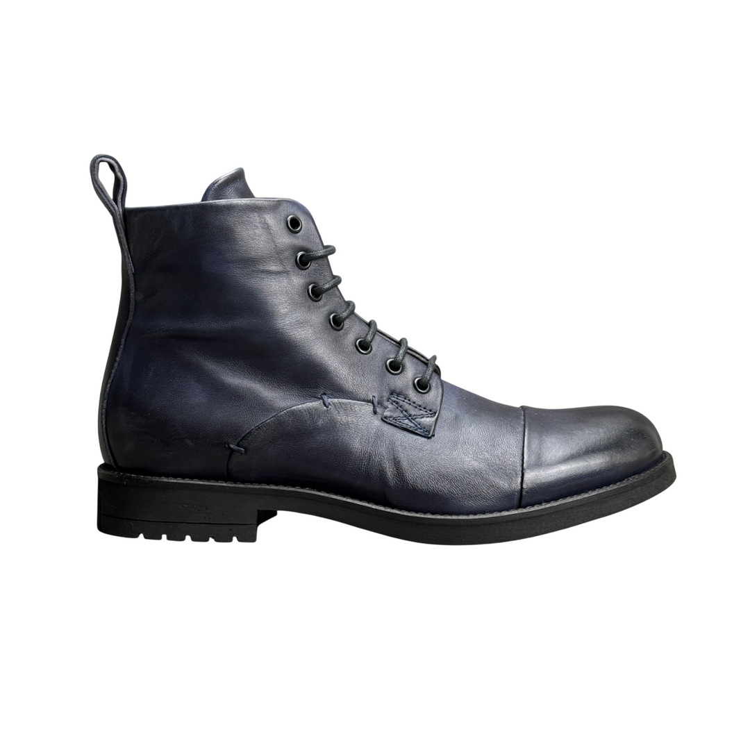 JP/DAVID Lace-up Ankle Boot BLUE