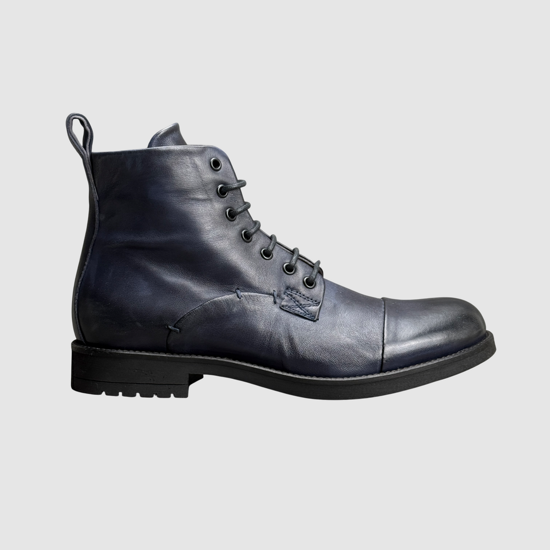 JP/DAVID Stivaletto stringato BLU