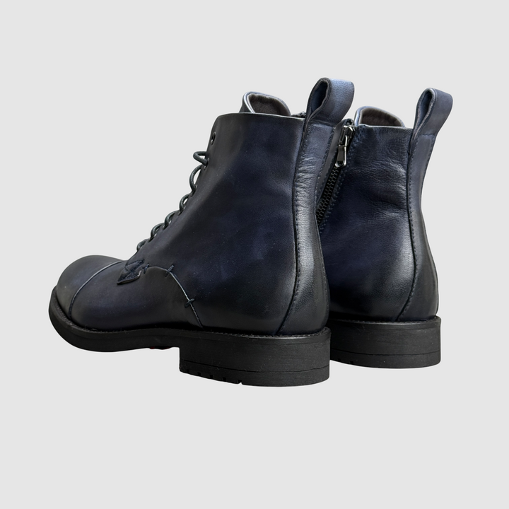 JP/DAVID Stivaletto stringato BLU