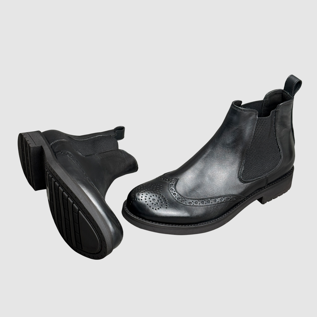 JP/DAVID Stivaletto beatles NERO