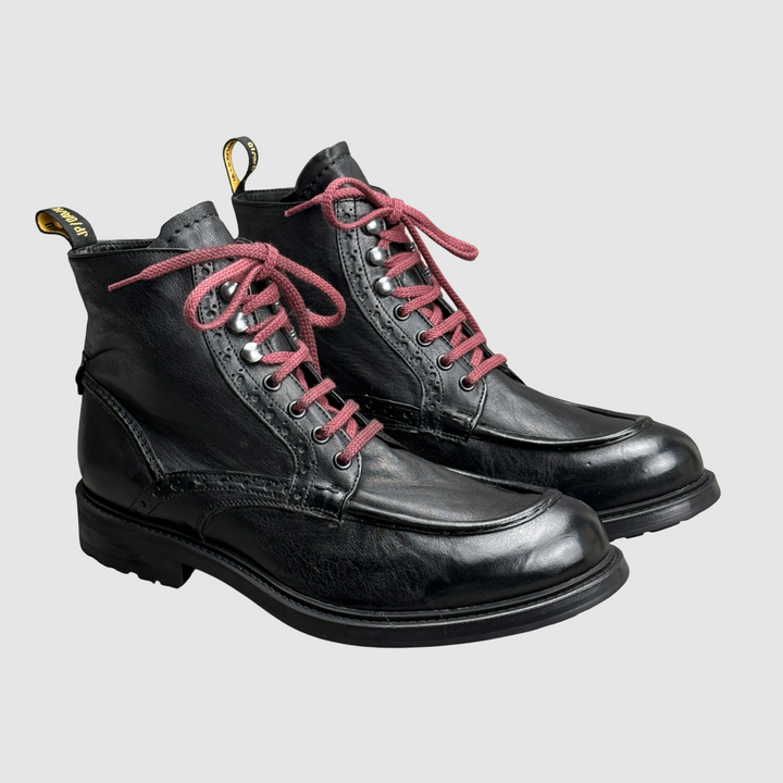 JP/DAVID Stivaletto stringato duilio NERO