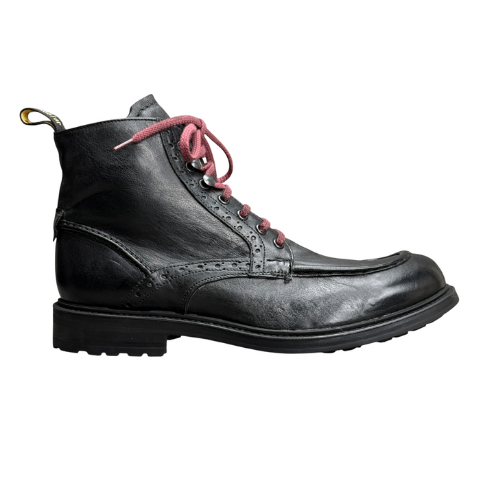 JP/DAVID Duilio lace-up ankle boot BLACK