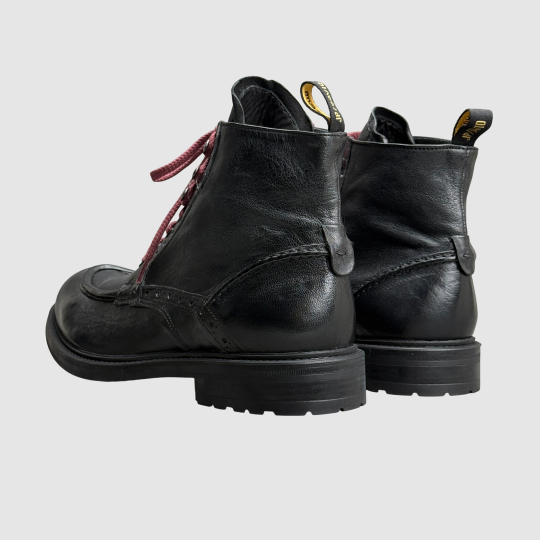 JP/DAVID Stivaletto stringato duilio NERO