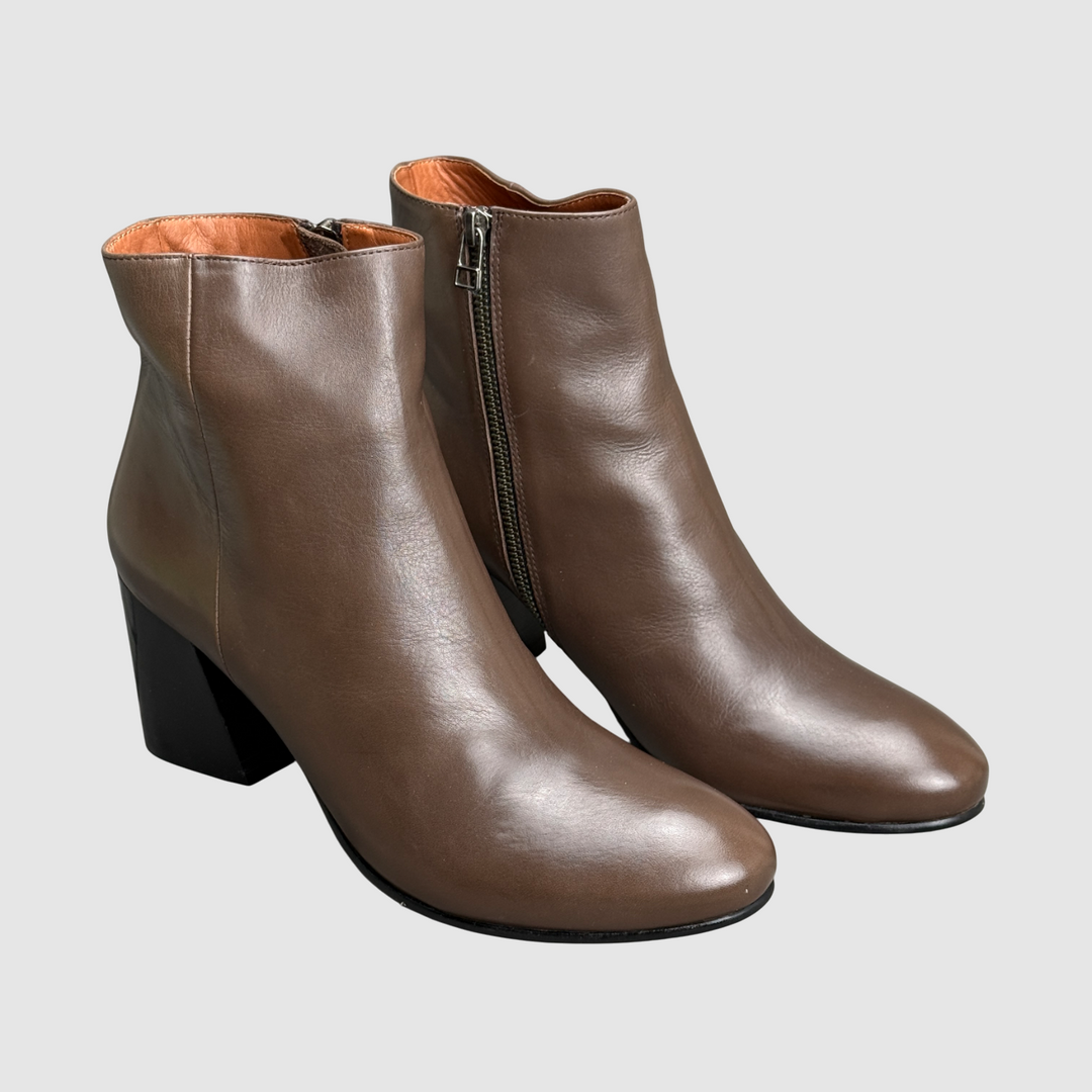 REBECCA WHITE TRONCHETTO TAUPE N.41