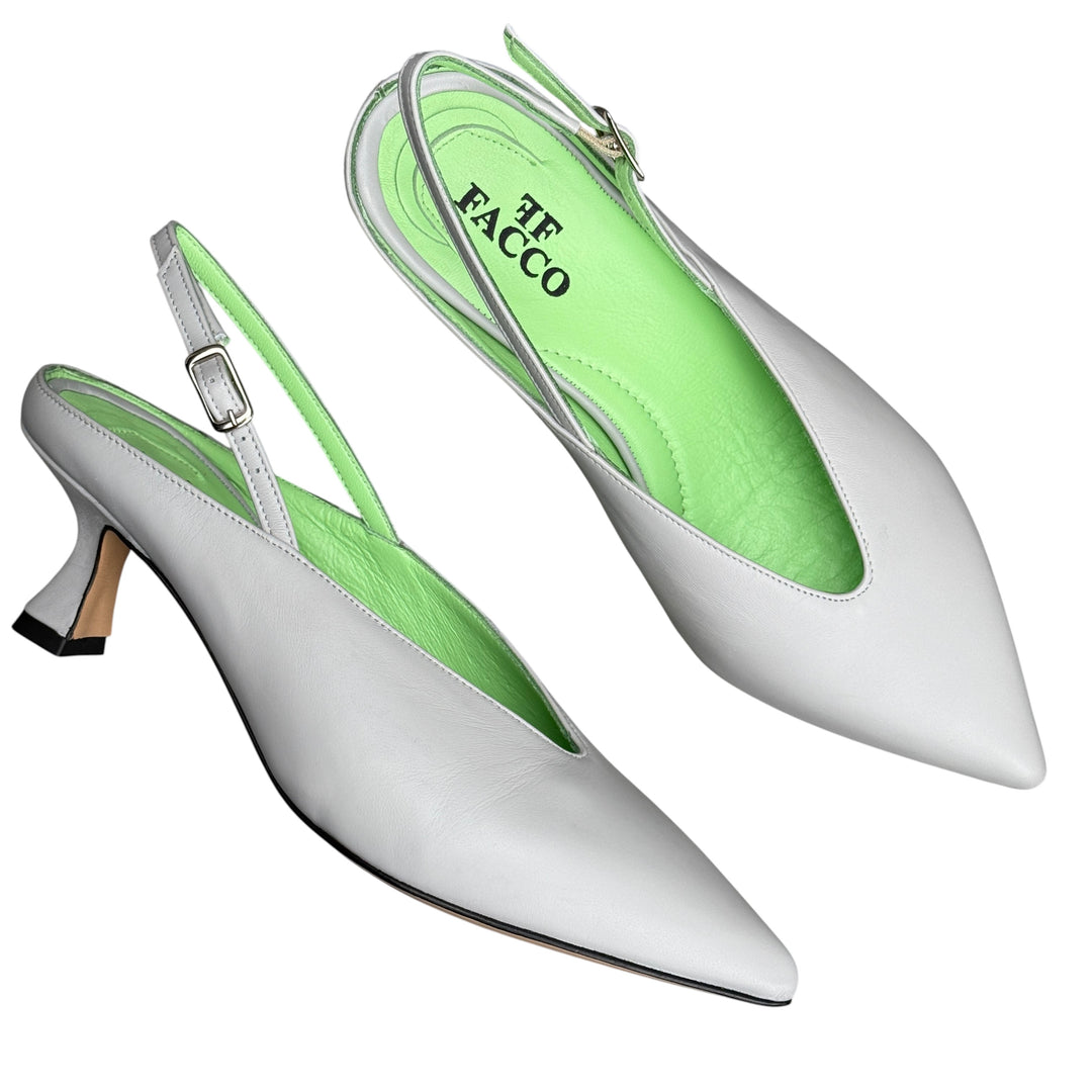 FACCO Slingback Grigio Polvere