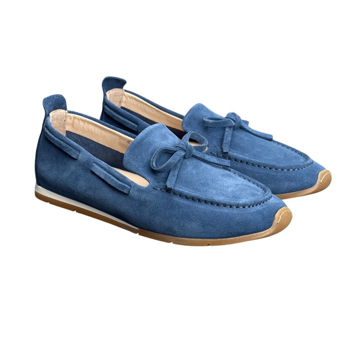 WAVE Mocassino Suede Blu