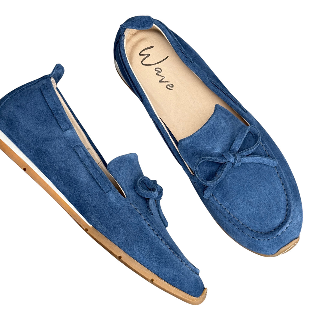 WAVE Mocassino Suede Blu