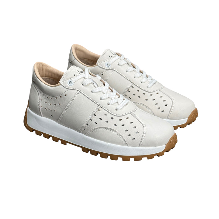 WAVE Sneaker Avorio Forata