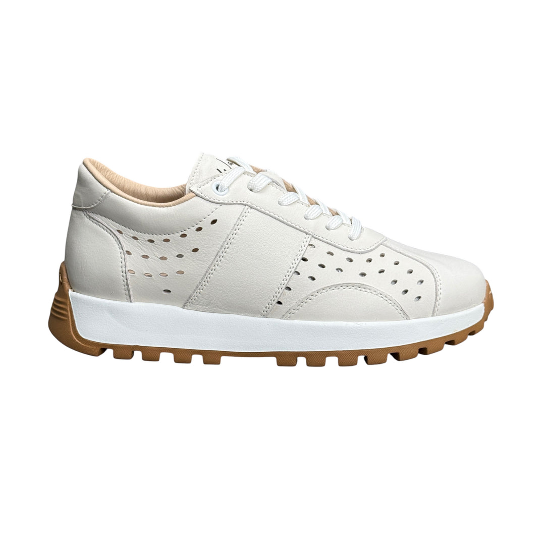 WAVE Sneaker Avorio Forata