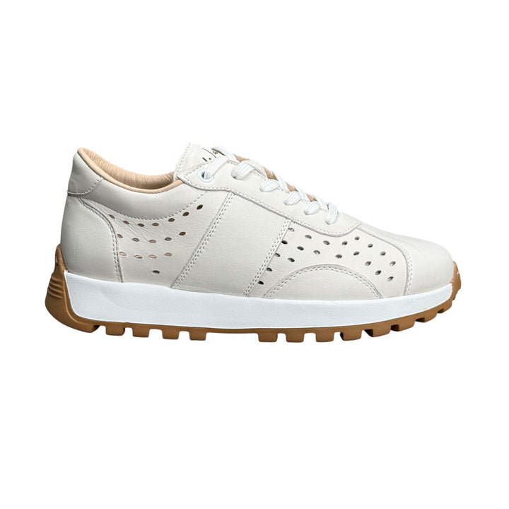 WAVE Sneaker Avorio Forata