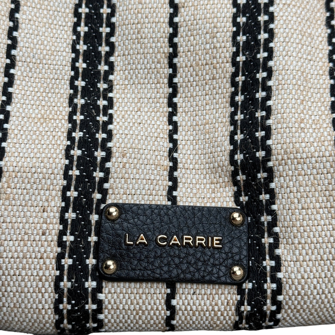 LA CARRIE Borsa Shopping Bicolor Black