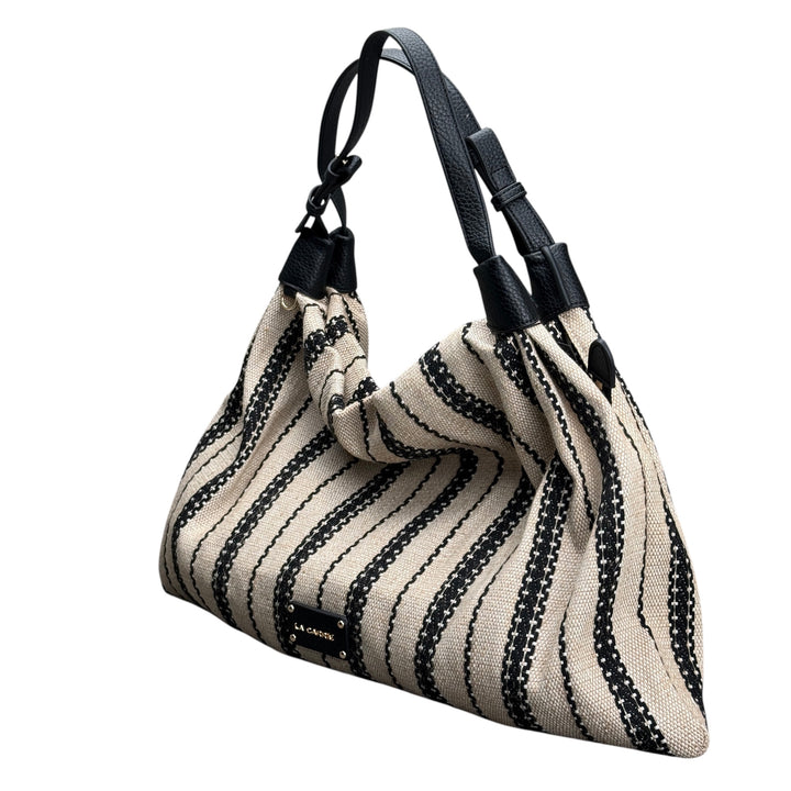 LA CARRIE Borsa Shopping Bicolor Black