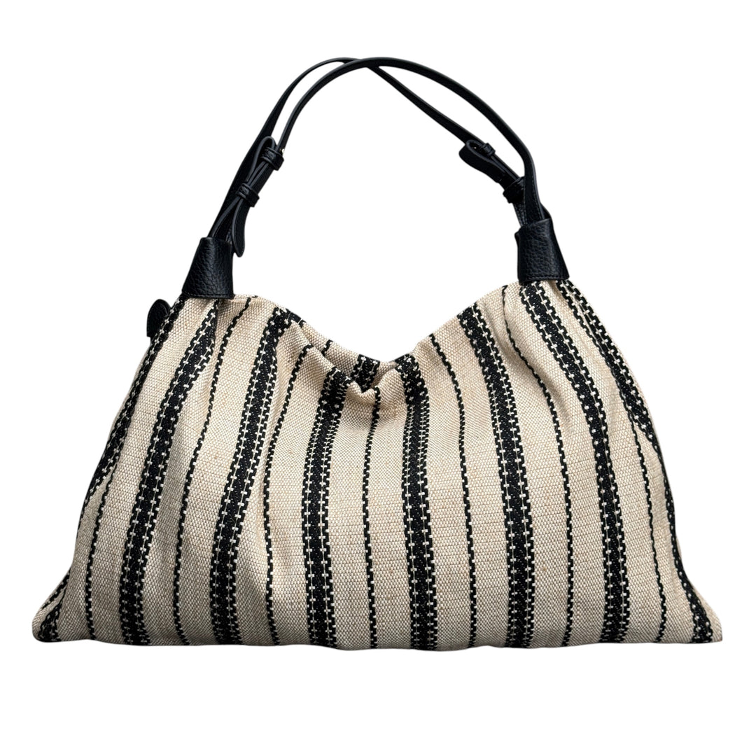 LA CARRIE Borsa Shopping Bicolor Black