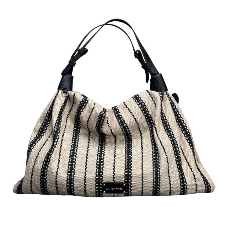 LA CARRIE Borsa Shopping Bicolor Black
