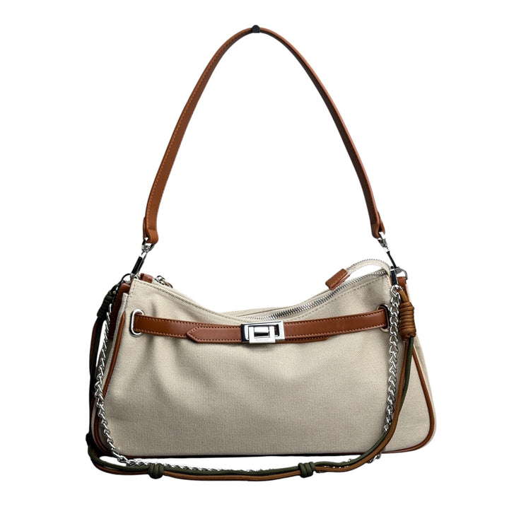 REBELLE Shoulder Bag Tabi Canvas Dune