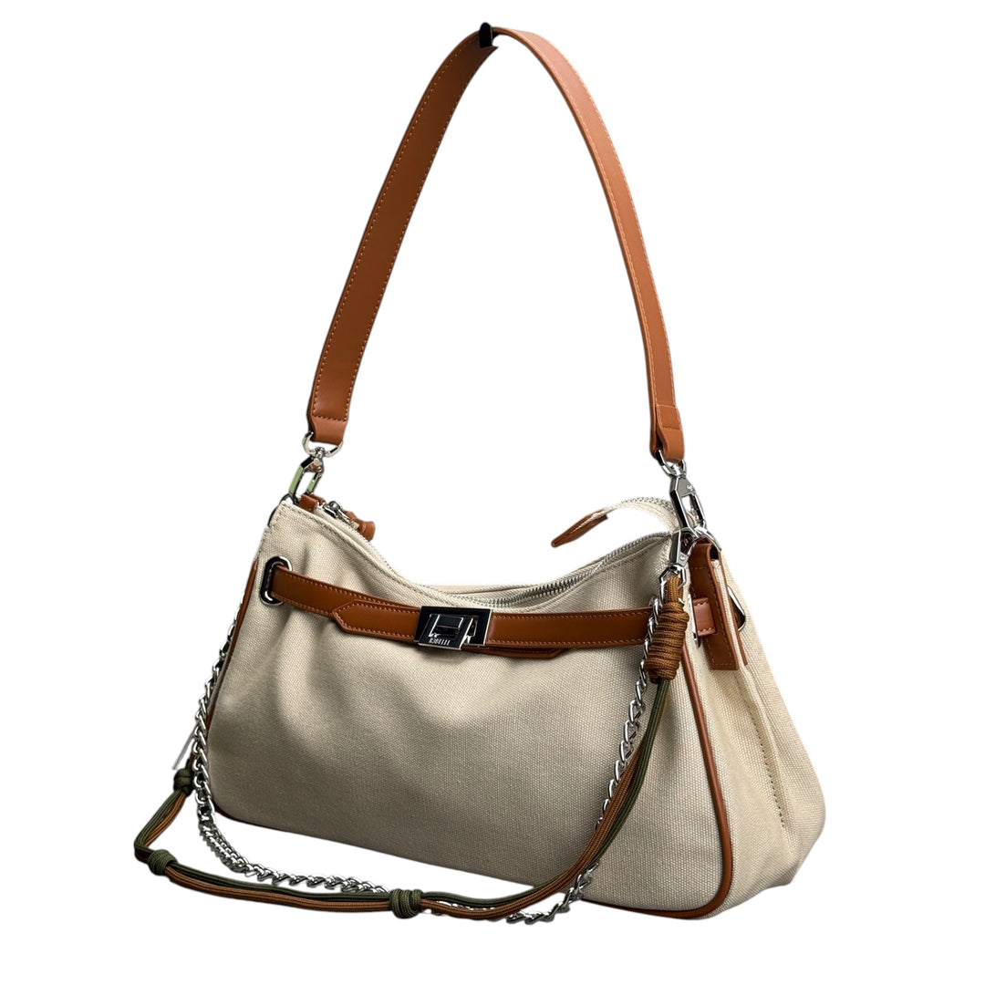 REBELLE Shoulder Bag Tabi Canvas Dune