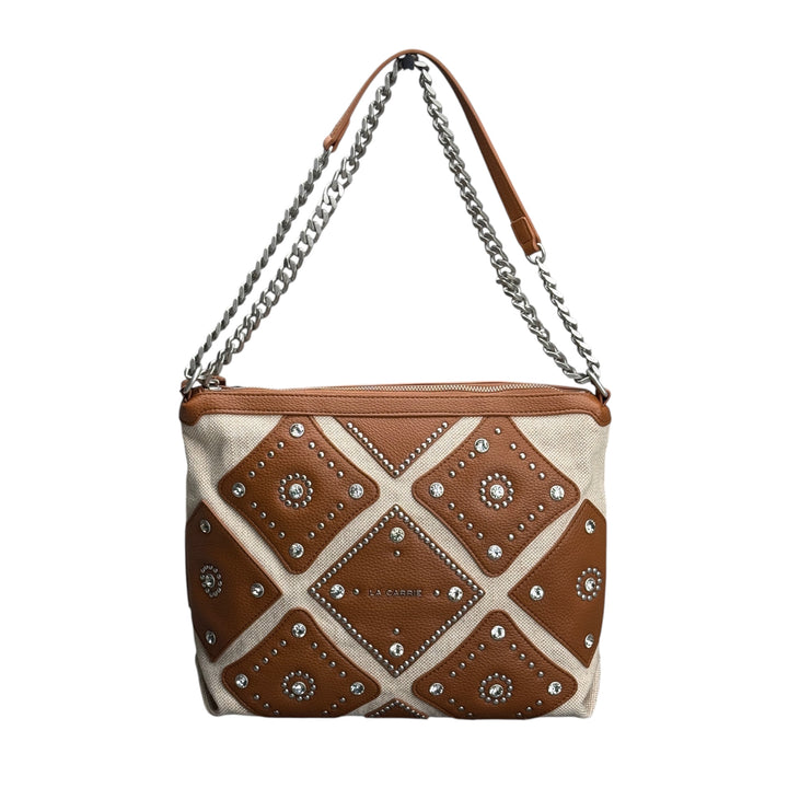 LA CARRIE Butterfly Leather Shoulder Bag