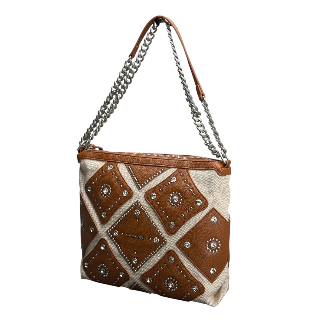 LA CARRIE Butterfly Leather Shoulder Bag