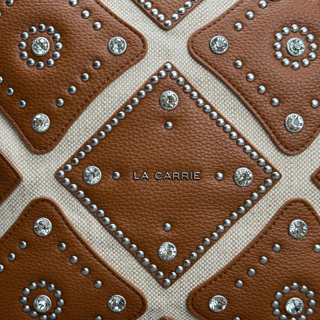 LA CARRIE Butterfly Leather Shoulder Bag