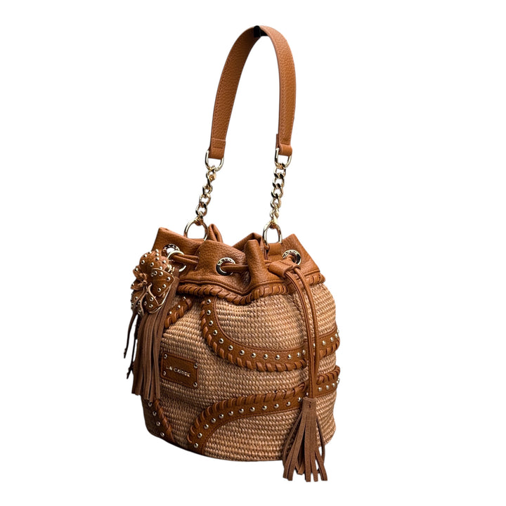 LA CARRIE La Plage Leather Bucket Bag
