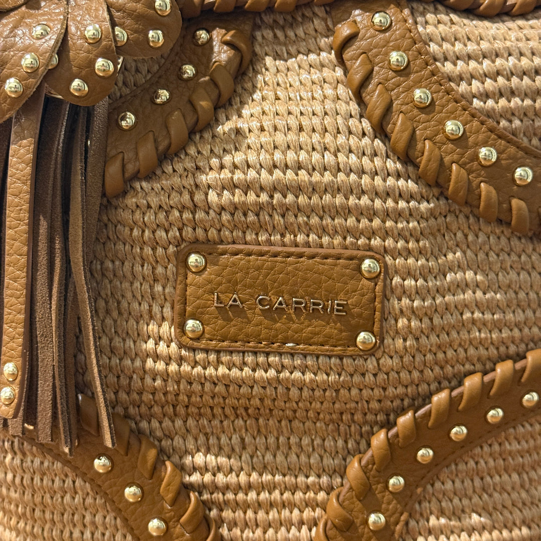 LA CARRIE La Plage Leather Bucket Bag