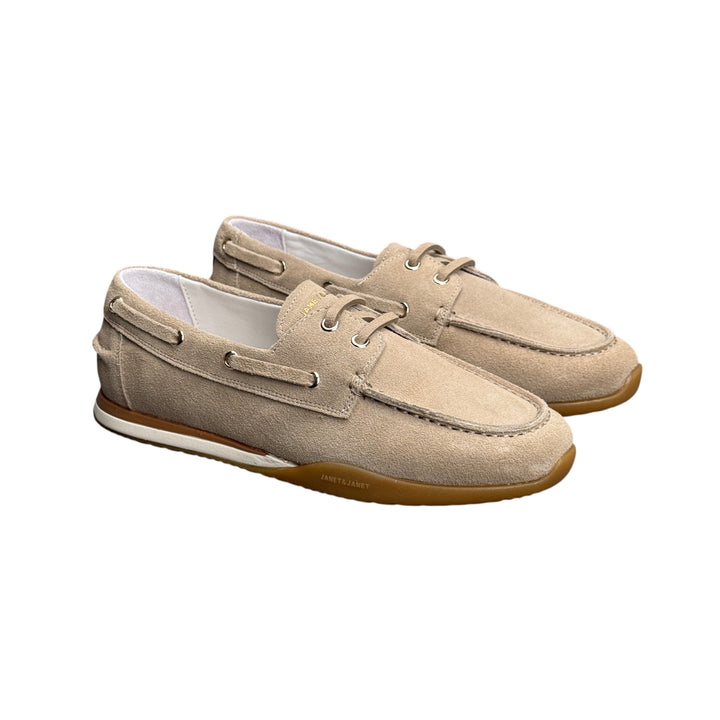 JANET & JANET Mocassino Barca J-635 Suede Beige
